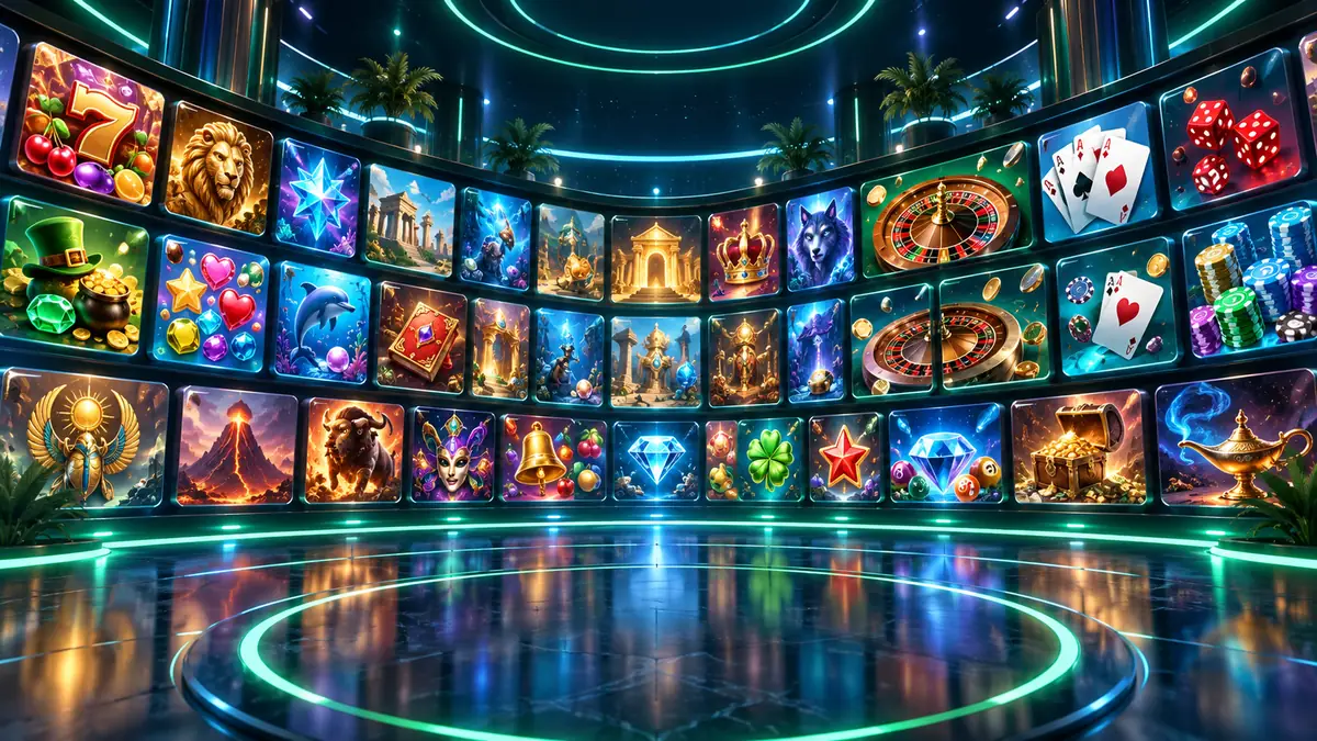 Royalsea Spielbibliothek mit tausenden Slots, Live-Tischen und Sofortspielen in Kategorien
