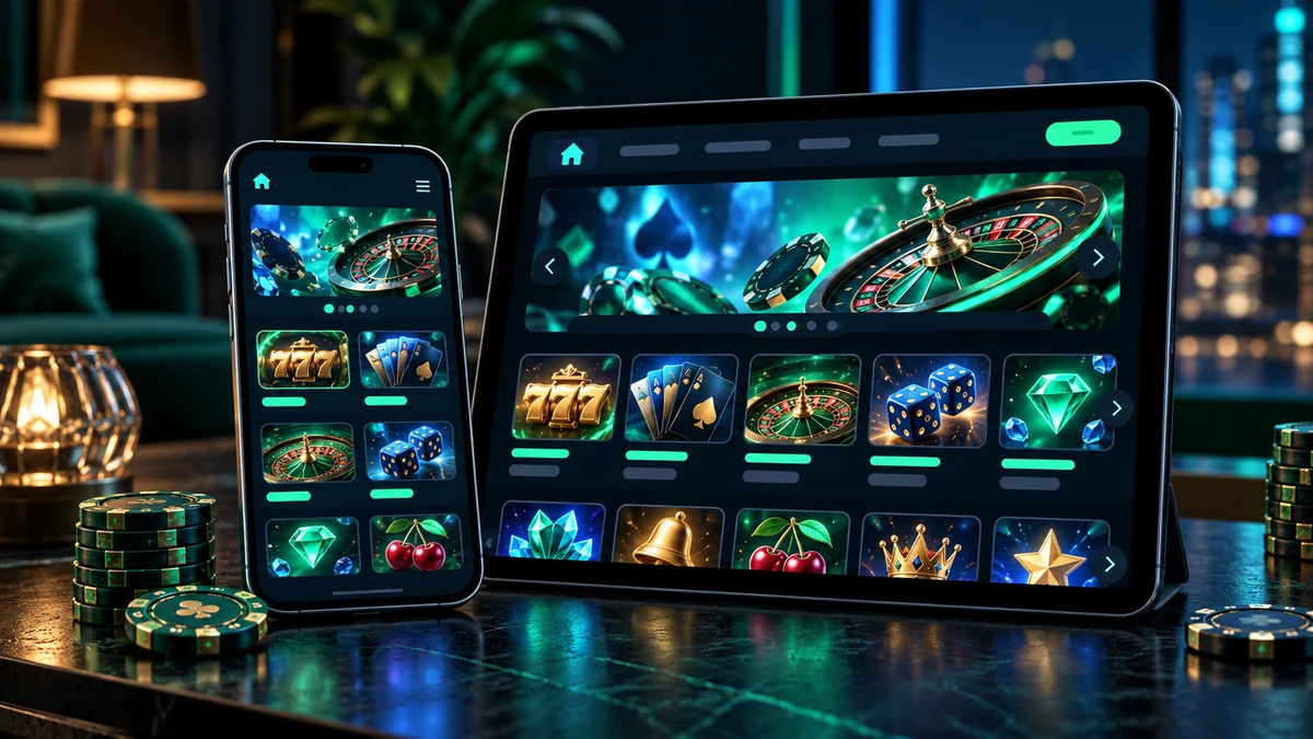 Royalsea Casino im mobilen Browser auf Smartphone und Tablet geöffnet